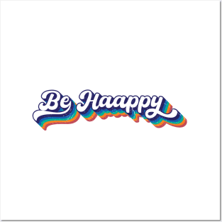 Be Happy - Retro Vibes Posters and Art